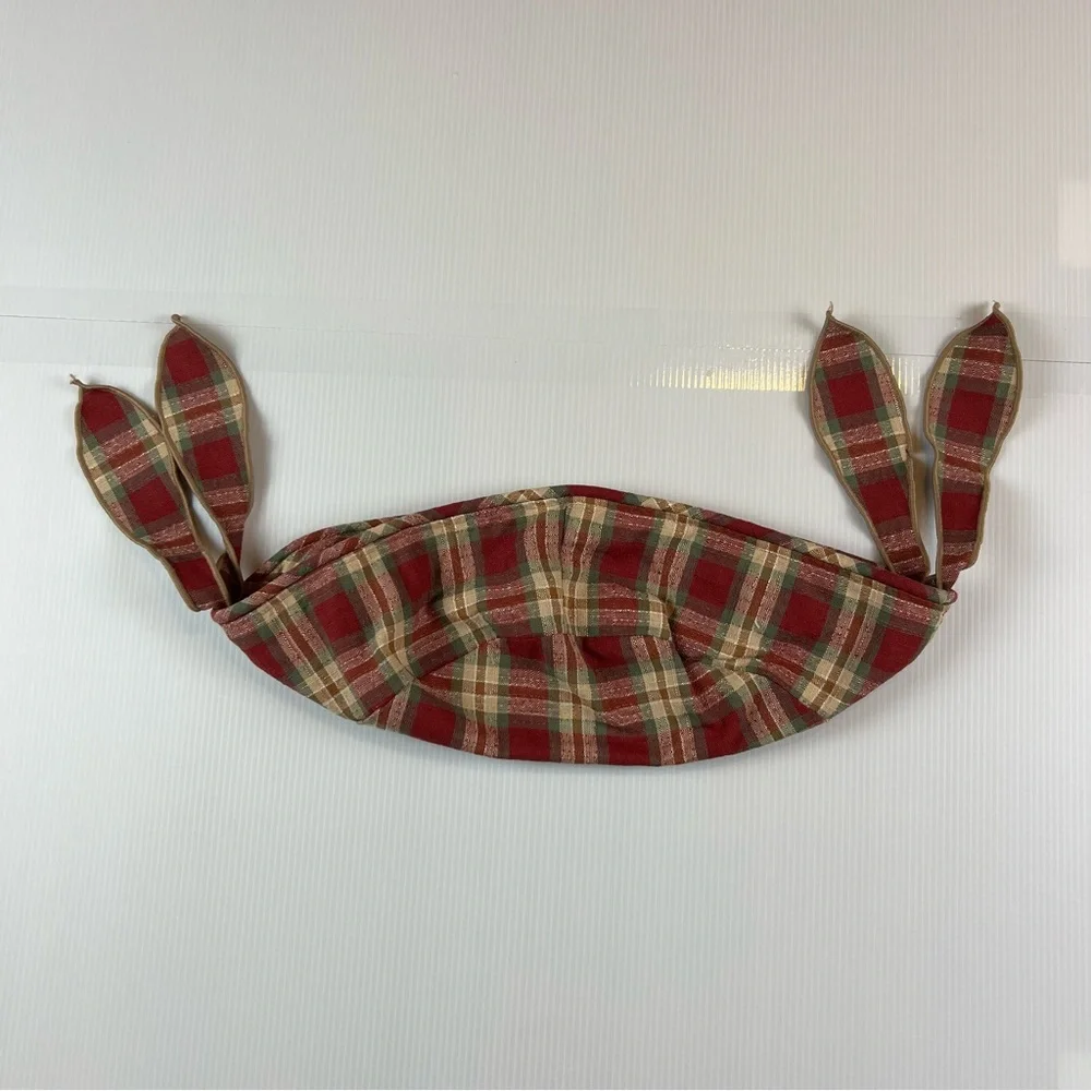 Longaberger Orchard Park Plaid 2001 Large Easter Basket Liner - Picture 8 of 12